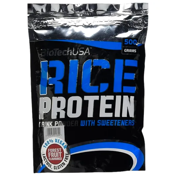 Proteină BioTechUSA Rice Protein 500 g (5999076219964) praf/ Fructe de pădure photo 1 Proteină BioTechUSA Rice Protein 500 g (5999076219964) praf/ Fructe de pădure photo 1