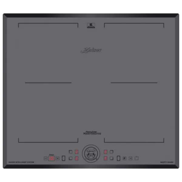 Plită încorporabilă cu inducție Kaiser KCT 6730 FIG Vitroceramică/ Gray photo 1