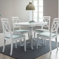 Masă de bucătărie extensibilă Signal Dello 100 MDF/ White photo 3