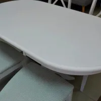 Masă de bucătărie extensibilă Signal Dello 100 MDF/ White photo 4