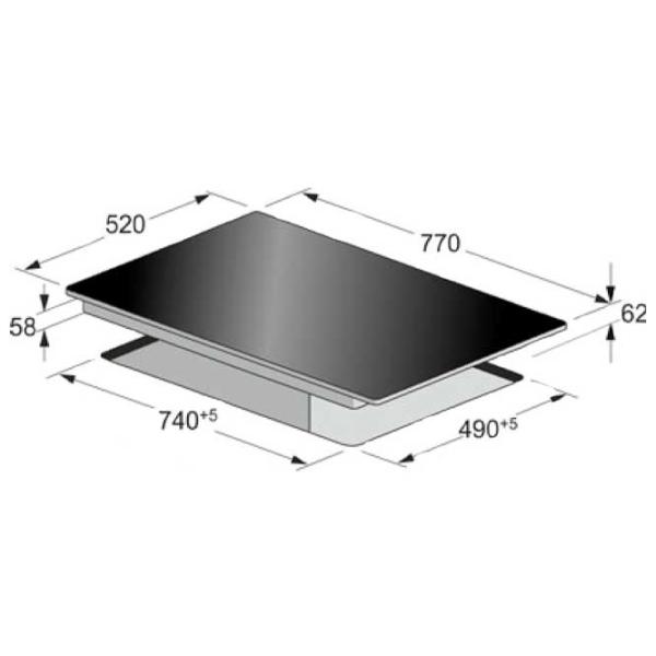Plită încorporabilă cu inducție Kaiser KCT 7797 FI Elf Em Vitroceramică/ Ivory photo 6