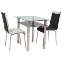 Masă de bucătărie Signal Madras Sticlă/ Crom