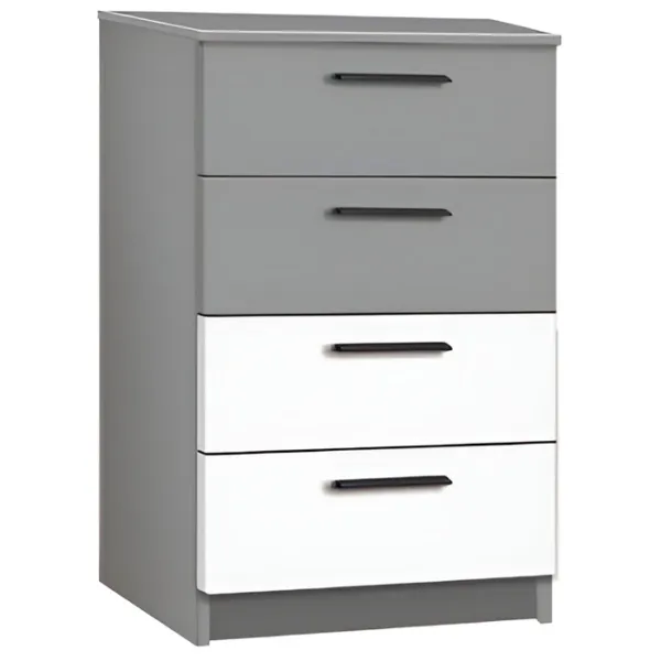 Комод Modern Andi 4S 88 x 60 x 38см/ ДСП/ Белый photo 1
