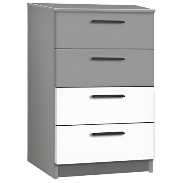 Комод Modern Andi 4S 88 x 60 x 38см/ ДСП/ Белый photo 1