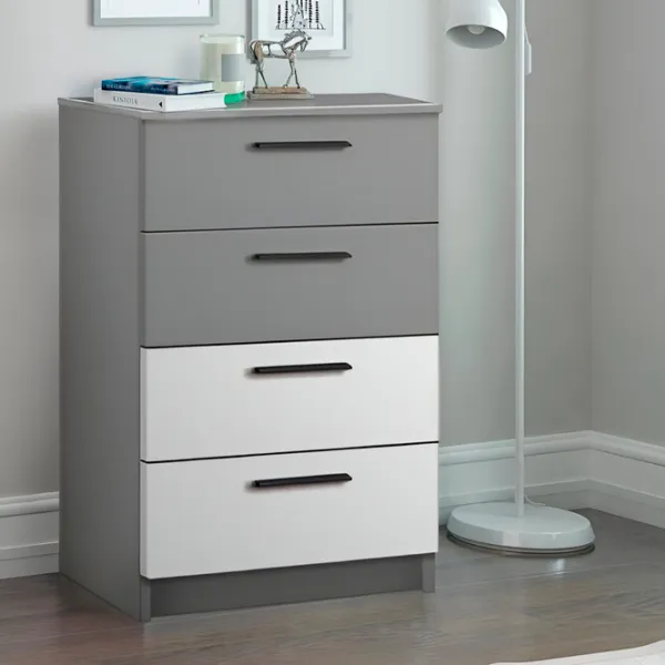 Комод Modern Andi 4S 88 x 60 x 38см/ ДСП/ Белый photo 3
