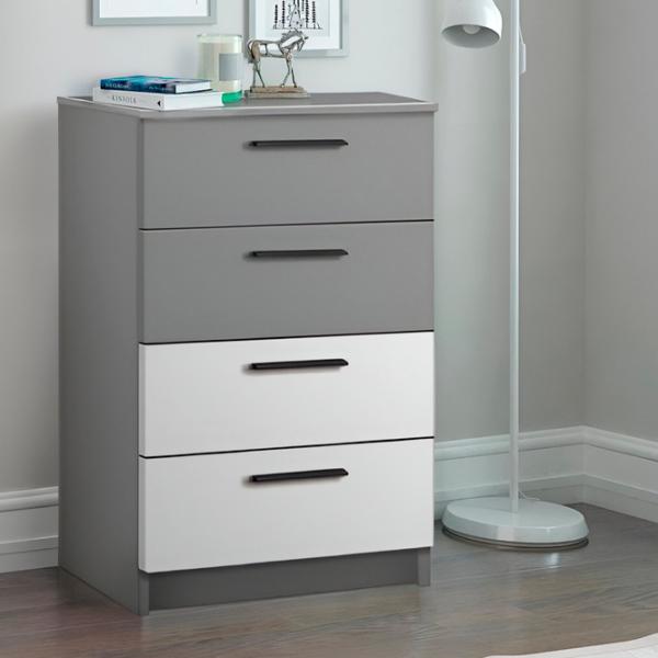 Комод Modern Andi 4S 88 x 60 x 38см/ ДСП/ Белый photo 3