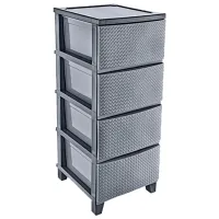 Comodă Turan Smartware TRN-075 94 x 37 x 44.5/ Plastic/ Antracit