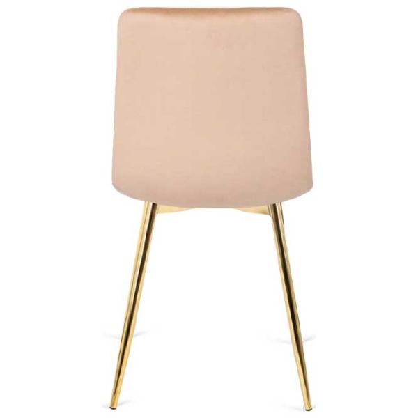 Scaun de bucătărie Mebel Elite York Velur/ Cream Gold photo 4 Scaun de bucătărie Mebel Elite York Velur/ Cream Gold photo 4