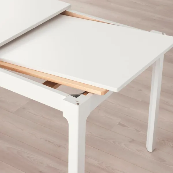 Кухонный стол раскладной Ikea Ekedalen ДСП/ Белый photo 2