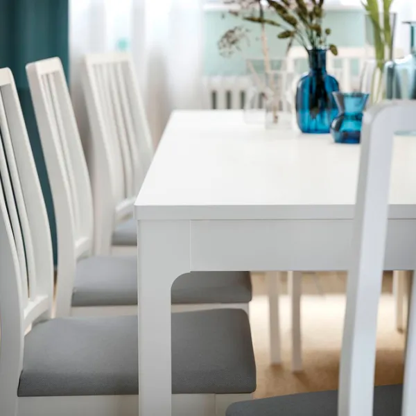 Кухонный стол раскладной Ikea Ekedalen ДСП/ Белый photo 4