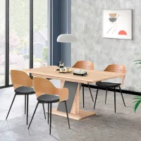 Masă de bucătărie extensibilă Modern Slider PAL/ Stejar Sonoma photo 2