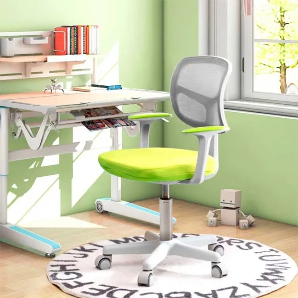 Офисное кресло Costway HY10252GN Акриловая сетка/ Green Серый photo 3 Офисное кресло Costway HY10252GN Акриловая сетка/ Green Серый photo 3