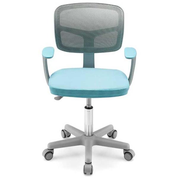 Офисное кресло Costway HY10252BL Акриловая сетка/ Blue Серый photo 2 Офисное кресло Costway HY10252BL Акриловая сетка/ Blue Серый photo 2