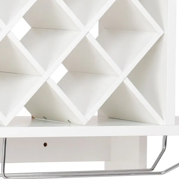 Raft Costway HW57399WH MDF/ White photo 3
