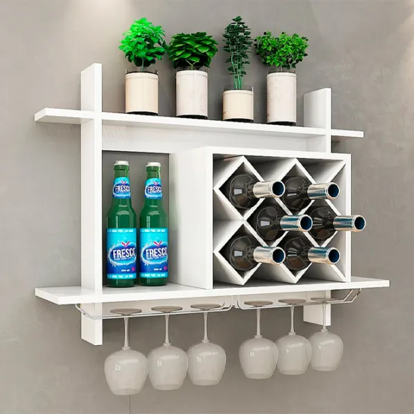 Raft Costway HW57399WH MDF/ White photo 5