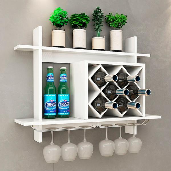 Raft Costway HW57399WH MDF/ White photo 5
