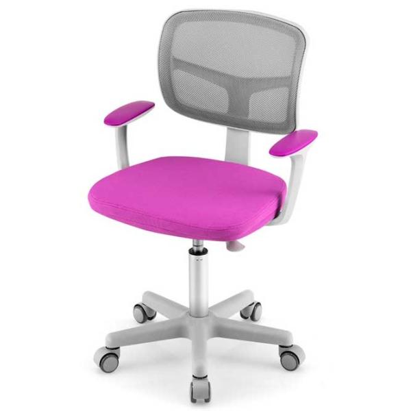 Офисное кресло Costway HY10252ZS Акриловая сетка/ Фиолетовый Серый photo 3 Офисное кресло Costway HY10252ZS Акриловая сетка/ Фиолетовый Серый photo 3