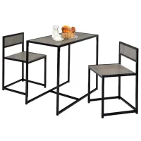 Masă de bucătărie Costway HW66477GR Ceramică/ Black photo 2