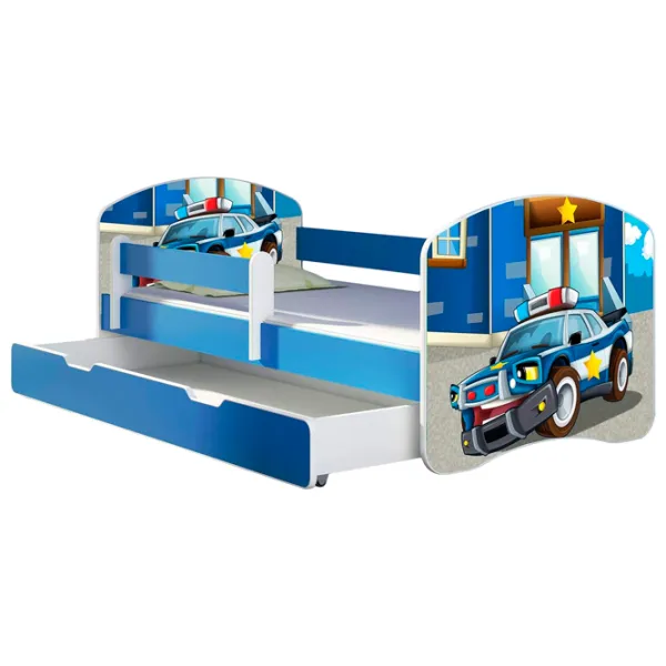 Детская кровать ACMA Meble Acma II 80 x 160 см/ Дерево/ Blue photo 1