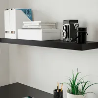 Полка Ikea Lack МДФ/ Black photo 5