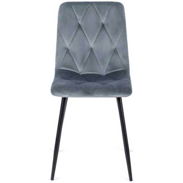 Scaun de bucătărie Mebel Elite Robin Velur/ Gray Black photo 2 Scaun de bucătărie Mebel Elite Robin Velur/ Gray Black photo 2