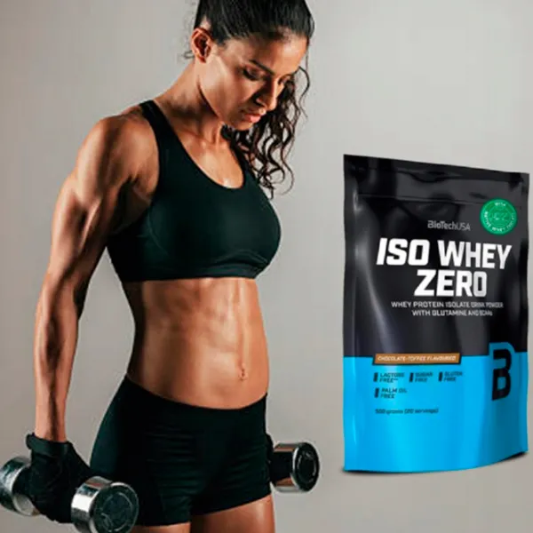 Proteină BioTechUSA IsoWhey Zero 500 g (5999076222421) praf/ Ciocolată de caramel photo 2 Proteină BioTechUSA IsoWhey Zero 500 g (5999076222421) praf/ Ciocolată de caramel photo 2