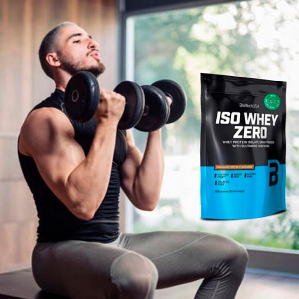 Proteină BioTechUSA IsoWhey Zero 500 g (5999076222421) praf/ Ciocolată de caramel photo 4 Proteină BioTechUSA IsoWhey Zero 500 g (5999076222421) praf/ Ciocolată de caramel photo 4