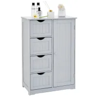 Comodă Costway JV10995GR 82 x 56 x 30/ MDF/ Gray