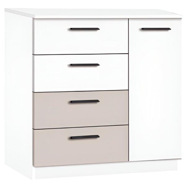 Комод Modern Andi 4+1S 88 x 95 x 38см/ ДСП/ Кашемир photo 1