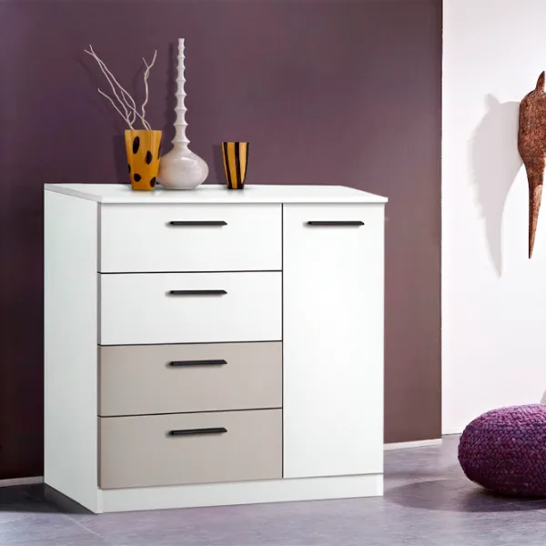 Комод Modern Andi 4+1S 88 x 95 x 38см/ ДСП/ Кашемир photo 3