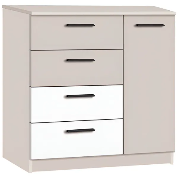 Комод Modern Andi 4+1S 88 x 95 x 38см/ ДСП/ Кашемир photo 1