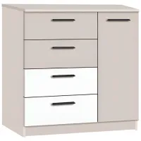 Comodă Modern Andi 4+1S 88 x 95 x 38/ PAL/ Cashmere