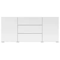 Comodă Helvetia Ava №26 2D3S 63 x 140 x 35/ LPAL/ Alb