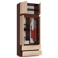 Dulap Akord S90 2D2SZ 90 x 51 x 234 / PAL / Stejar Sonoma photo 2