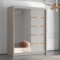 Dulap Space Meble Flavio III 58 x 150 x 200 / PAL / Cashmere photo 2