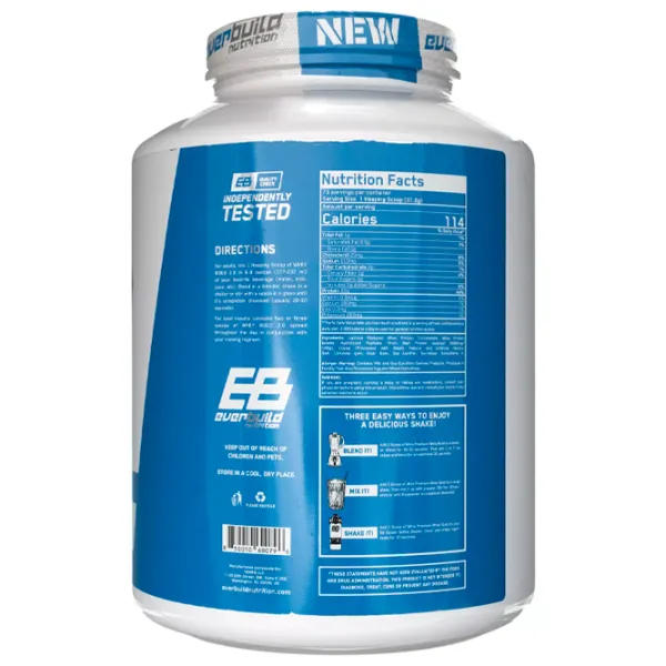 Proteină EverBuild Whey Build 2.0 2270 g (852822007602) praf/ Ciocolată photo 2 Proteină EverBuild Whey Build 2.0 2270 g (852822007602) praf/ Ciocolată photo 2