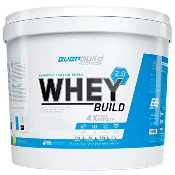 Протеин EverBuild Whey Build 2.0 4540 г (850049892483) порошок/ Банан, клубника photo 1 Протеин EverBuild Whey Build 2.0 4540 г (850049892483) порошок/ Банан, клубника photo 1