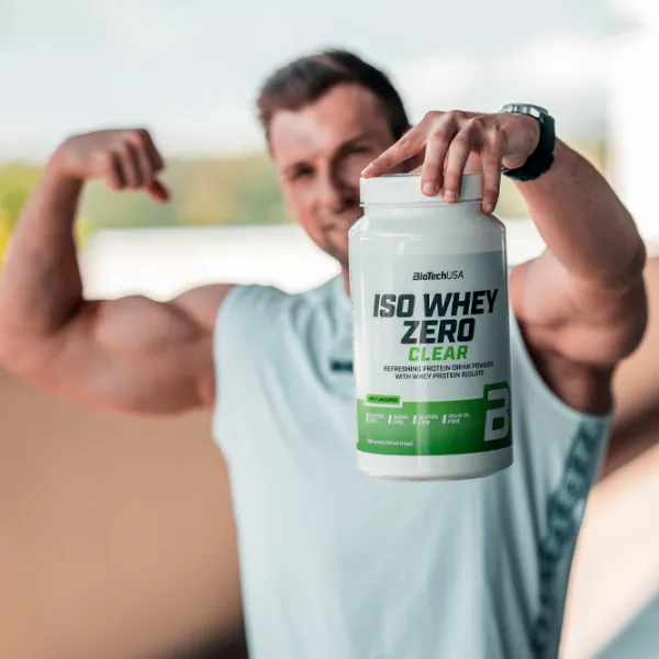 Proteină BioTechUSA Iso Whey Zero Clear 454 g (5999076237234) praf/ Fructe tropicale photo 2 Proteină BioTechUSA Iso Whey Zero Clear 454 g (5999076237234) praf/ Fructe tropicale photo 2
