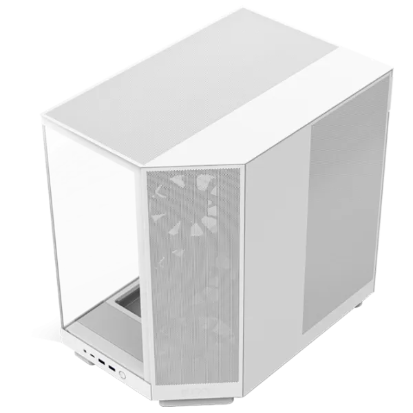 Carcasă NZXT H6 Flow Mid Tower / White photo 4