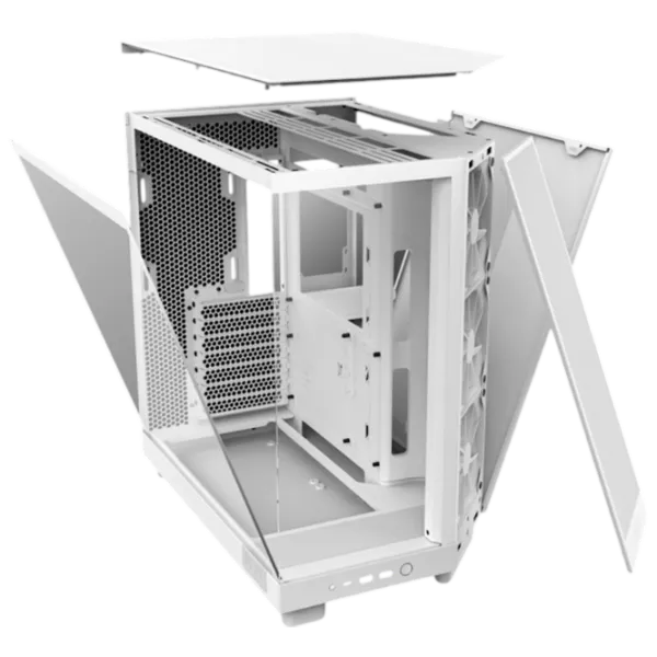 Carcasă NZXT H6 Flow Mid Tower / White photo 5