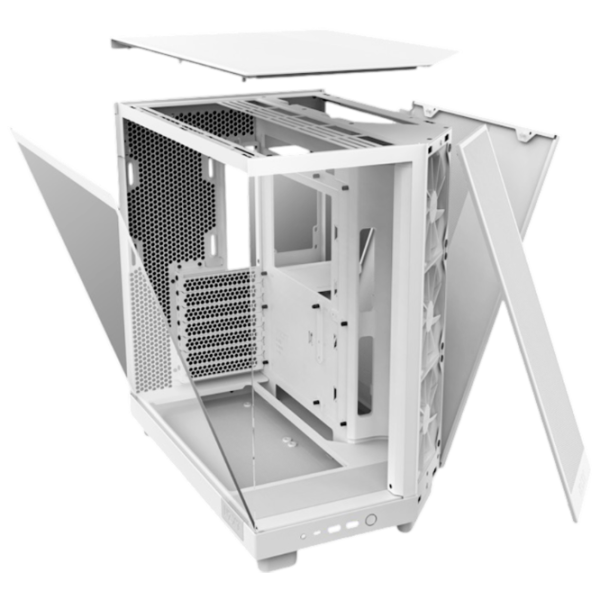 Carcasă NZXT H6 Flow Mid Tower / White photo 5