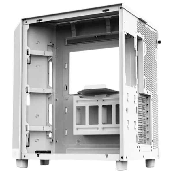 Carcasă NZXT H6 Flow Mid Tower / White photo 6