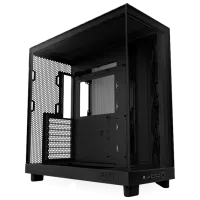 Carcasă NZXT H6 Flow Mid Tower / Black photo 2
