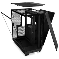 Carcasă NZXT H6 Flow Mid Tower / Black photo 6