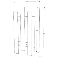 Cuier Haaus Lamelar Stick LPAL/ Ferrara Oak photo 2