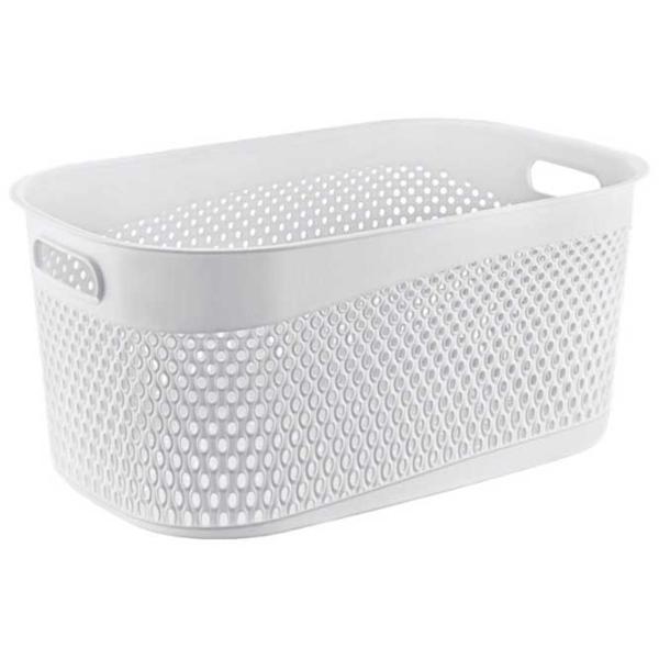 Coș pentru rufe Turan Katre TRN-170 35 l/ Plastic/ White photo 1