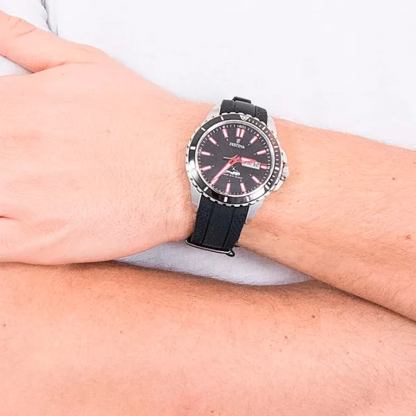 Ceas de mână pentru bărbați Festina F20378/ 2 Cuarț/ 44 mm photo 5 Ceas de mână pentru bărbați Festina F20378/ 2 Cuarț/ 44 mm photo 5