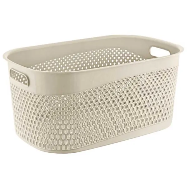 Coș pentru rufe Turan Katre TRN-170 35 l/ Plastic/ Beige photo 1