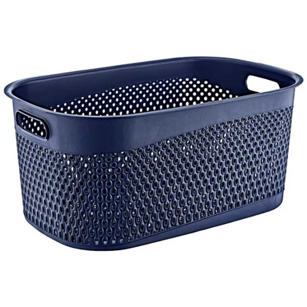 Coș pentru rufe Turan Katre TRN-170 35 l/ Plastic/ Dark Blue photo 1