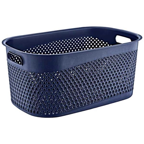 Coș pentru rufe Turan Katre TRN-170 35 l/ Plastic/ Dark Blue photo 1